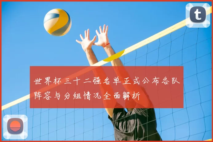 世界杯三十二强名单正式公布各队阵容与分组情况全面解析